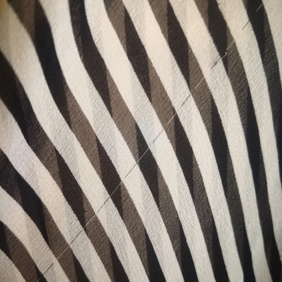 Sheer Ralph Lauren Striped Dress - Picture 6 of 9